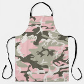 Tablier Camouflage rose et vert, Militaire, Armée (Recto)