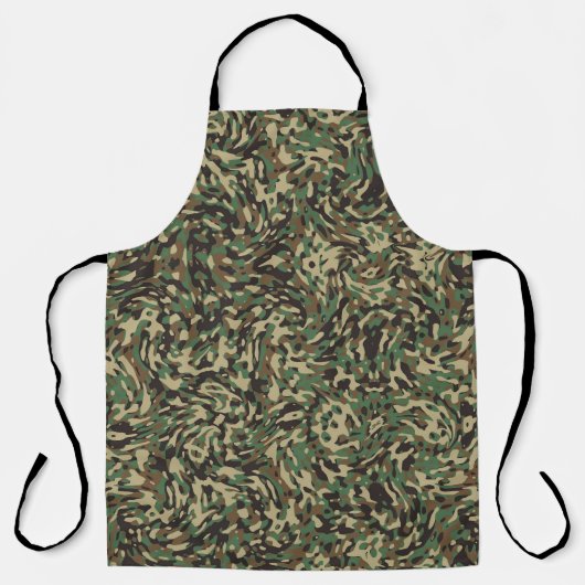 Tablier Camouflage vert tendance (Recto)