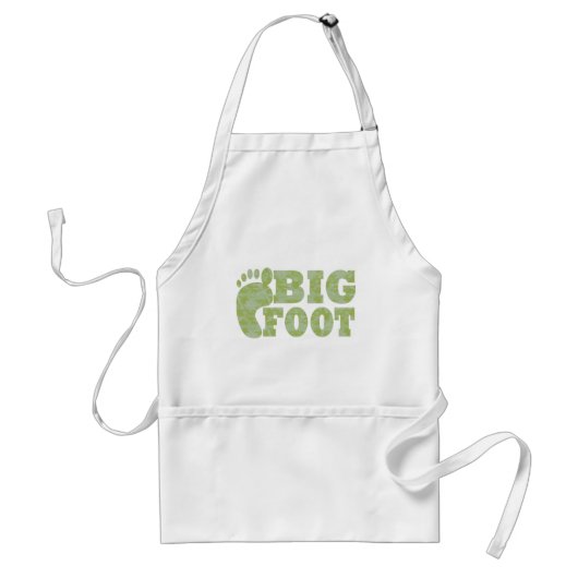 Tablier Camouflage vert Texte Bigfoot (Devant)