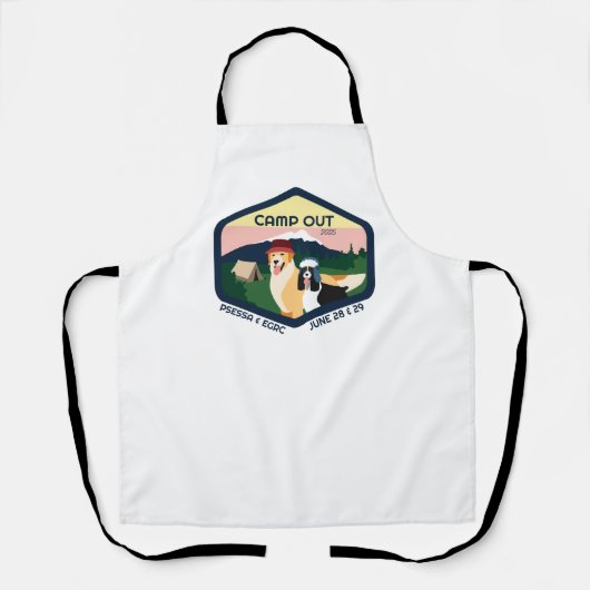 Tablier Camp Out 2025 Apron (Recto)