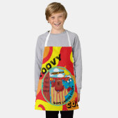 Tablier Camp Super Apron Happy Bear partout sur l'impressi (Porté)