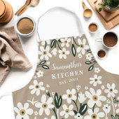 Tablier Campagne Florale Femme Apron