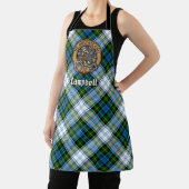 Tablier Campbell Crest sur tartan de robe (Insitu)