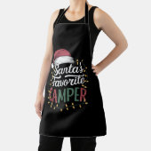 Tablier Camping Noël Père Noël Favori Camper Cadeau (Insitu)