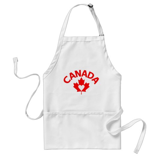 Tablier Canada - choisissez style et couleur (Devant)