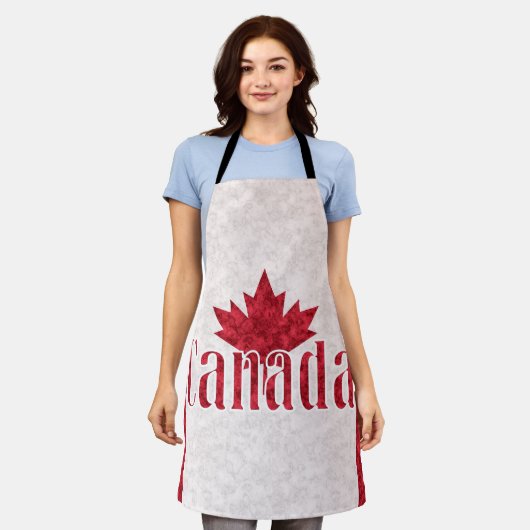 Tablier Canada, douche drapeau (Porté)