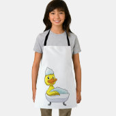 Tablier Canard à la baignade avec baignoire et mousse (Insitu)