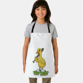 Tablier Canard au baseball avec batte de baseball (Insitu)