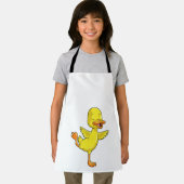 Tablier Canard au Yoga Fitness sur une jambe (Insitu)