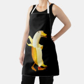 Tablier Canard Banane. Animaux de fruits anthropomorphes d (Insitu)