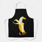 Tablier Canard Banane. Animaux de fruits anthropomorphes d (Recto)