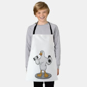 Tablier Canard comme Bodybuilder avec des cloches (Porté)