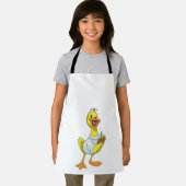 Tablier Canard comme infirmière avec coeur (Insitu)
