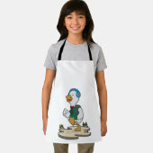 Tablier Canard comme randonneur avec sac à dos (Insitu)