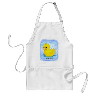 Tablier Canard en caoutchouc jaune
