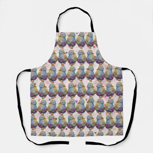 Tablier Canard nommé Rainbow (Recto)