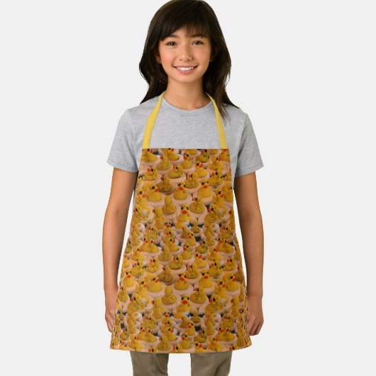 Tablier Canards en caoutchouc jaune Motif animal (Insitu)