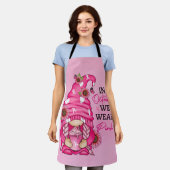 Tablier Cancer du sein Gnome Apron (Porté)