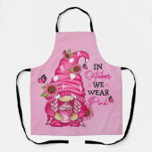 Tablier Cancer du sein Gnome Apron (Recto)