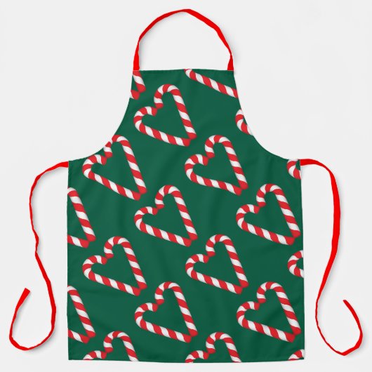 Tablier Candy Cane Heart Screwball Graphics Holiday (Recto)