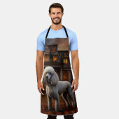 Tablier Caniche Halloween Épouvantable (Porté)