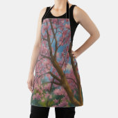 Tablier Canopée de printemps - Arbre en fleurs et peinture (Insitu)