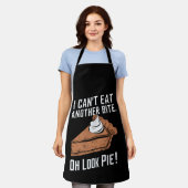 Tablier Can't Eat Another Bite Oh Look Pie Thanksgiving (Porté)