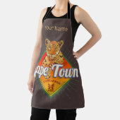 Tablier Cap Afrique du Sud Retro Leopard Vintage (Insitu)