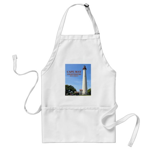 Tablier Cape May Lighthouse, New Jersey Cuisine Apron (Devant)