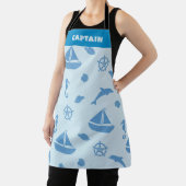 Tablier "CAPITAINE" Customisé Apron nautique (Insitu)