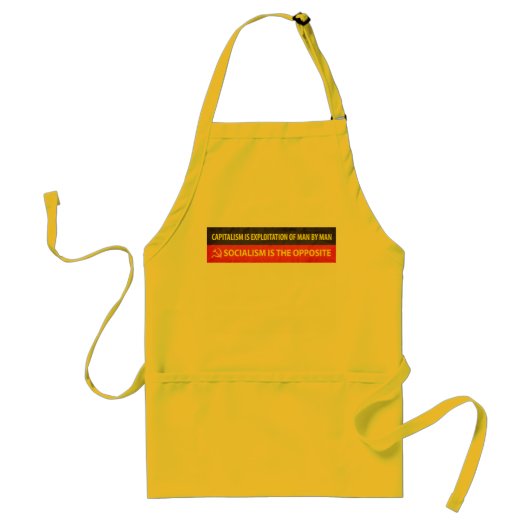 Tablier Capitalisme et socialisme (Devant)