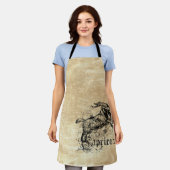 Tablier Capricorne vintage de Zodiac (Porté)