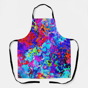 Tablier Captivation des jeux de couleurs du Motif Abstrait