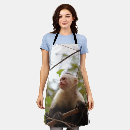 Tablier Capucin, singe du Costa Rica (Porté)
