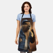 Tablier "Capybara Cowboy : Serenading the Wild West" (Porté)