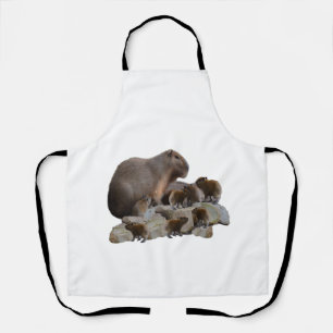 Tablier Capybaras Maman Et Bébé,
