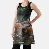 Tablier Capybaras' Swimming In The River,  (Insitu)