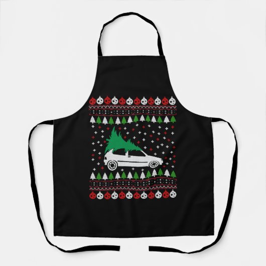 Tablier Car Christmas (Recto)