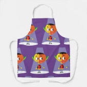 Tablier Caractère de tête orange (Recto)