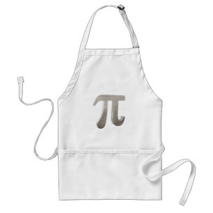 Tablier Caractère pi métallique mignon