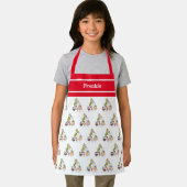 Tablier Caractères de Noël personnalisés (Insitu)