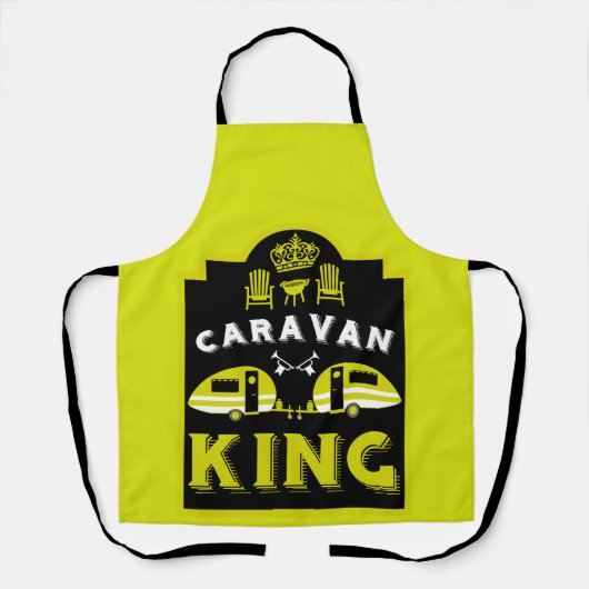 Tablier Caravan King Cadeaux Pour Campeurs (Recto)