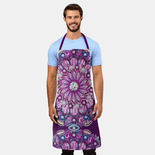 Tablier Cardinal Red Rosace (Porté)