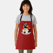 Tablier Caricature de Noël de l'empereur pingouin Apron (Insitu)