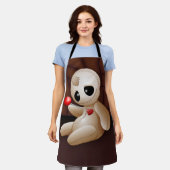 Tablier Caricature de poupée vaudou en amour (Porté)