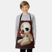 Tablier Caricature de poupée vaudou en amour (Porté)