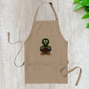 Tablier Caricature Mallard Duck Apron