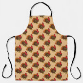 Tablier Caricature mignonne Turquie (Recto)