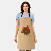 Tablier Caricature mignonne Turquie (Porté)