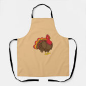 Tablier Caricature mignonne Turquie (Recto)